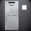 stainless steel letterbox flush-mount Sprechanlage Design preiswert Audio Klingeltaster