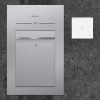 letterbox stainless steel flush-mount Audiosprechstelle