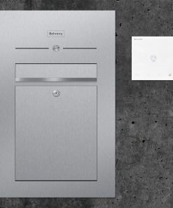 letterbox stainless steel flush-mount Audiosprechstelle
