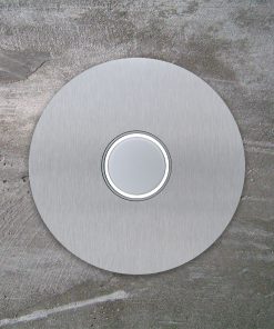 Türklingel stainless steel flush-mount rund