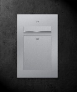 letterbox stainless steel flush-mount mit Klingeltaster