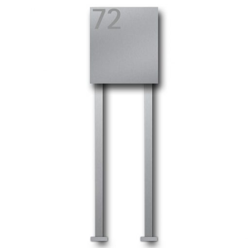 Design letterbox stainless steel freistehend