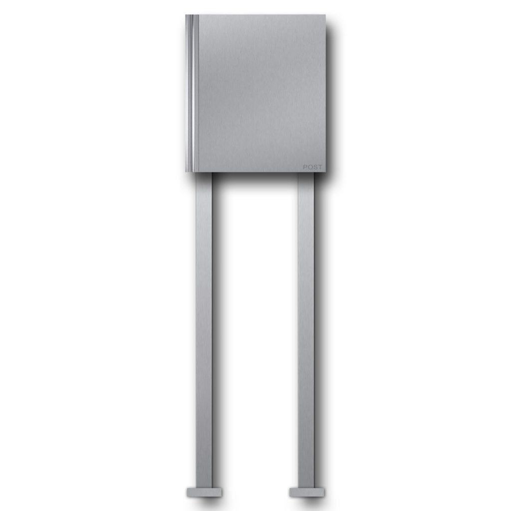 stainless steel letterbox freestanding - B1 Wave | z-e-d.eu