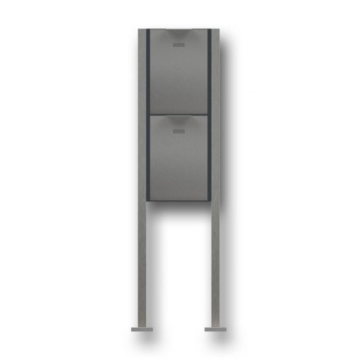 letterbox stainless steel B4 Small Mehrfamilienanlage 2