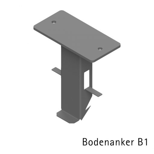 letterbox stainless steel Freistehend Bodenanker Fundament
