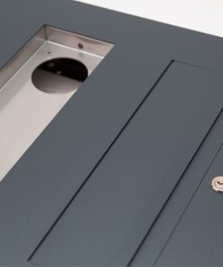 letterbox anthrazit flush-mount RAL 7016 stainless steel GIRA106