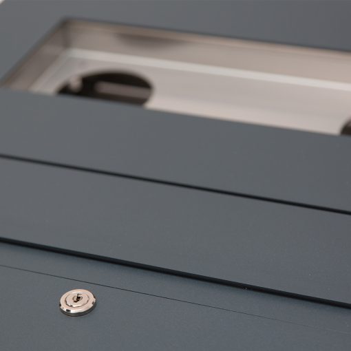 letterbox anthrazit flush-mount RAL 7016 stainless steel GIRA106