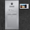 letterbox stainless steel Video Innensprechstelle Namensbeschriftung Klingeltaster flush-mount