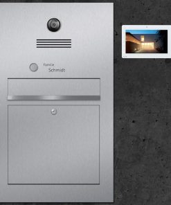 letterbox stainless steel Video Innensprechstelle Türsprechanlage Kamera