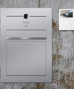 stainless steel letterbox Video Innensprechstelle Türsprechanlage