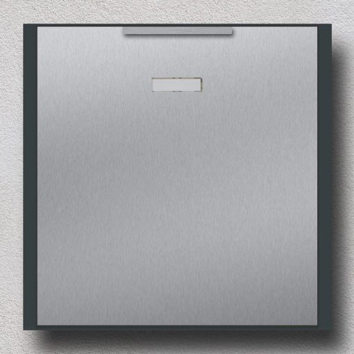 letterbox stainless steel anthracite Wandmontage Beschriftung
