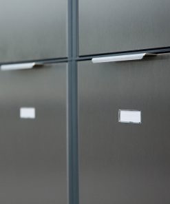 letterbox stainless steel anthracite Mehrfamilien Namensschild