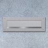 Briefeinwurf stainless steel