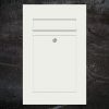 letterbox mit Einwurf - Farbe weiss