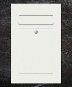 letterbox mit Einwurf - Farbe weiss